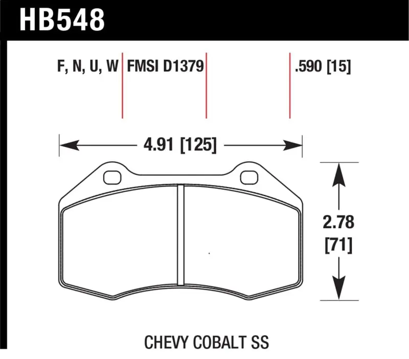 Latest Hawk Renault Clio DTC-60 Race Front Brake Pads