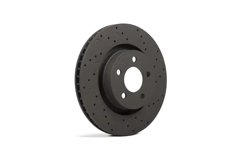 Exclusive Hawk Talon 2011 Dodge Durango 330mm Front Disc Drilled and Slotted Front Brake Rotor Set