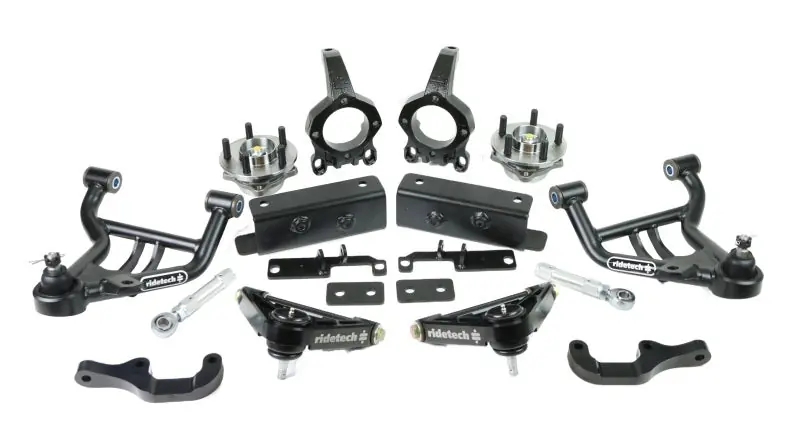 Worldwide Shipping Ridetech 79-93 Ford Mustang w/ Aftermarket K-Member Front SLA Suspension System