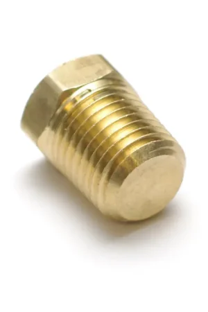 Certified Ridetech Airline Fitting Plug 1/4in NPT - Male Hex Head