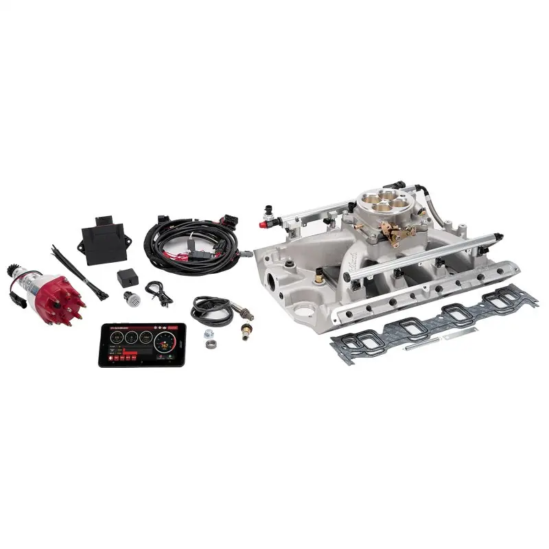 Edelbrock Pro Flo 4 EFI System Seq Port BB Ford 390-428ci 625 Max HP 35lb/hr Satin Finish Hot Picks