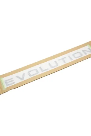Genuine Mitsubishi Front Bumper Evolution Decal Pajero Evo V55 98-06 Super Sale