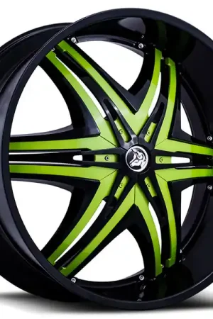 26" Diablo Wheels Elite Black with Custom Finish Inserts Rims Buy Today