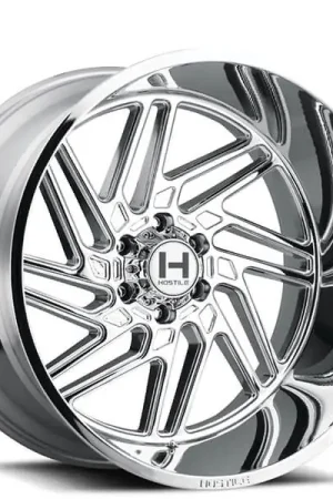 20" Hostile Wheels H116 Jigsaw Chrome Off-Road Rims Fast Shipping
