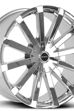 Final Sale 26" Strada Wheels Gabbia Chrome Rims