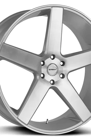 26" Strada Wheels Perfetto Silver Machined Rims Hassle-Free Returns
