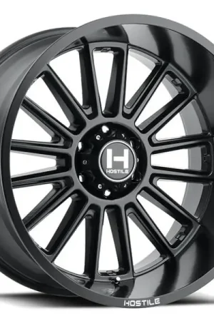 20" Hostile Wheels H115 Predator Satin Black Off-Road Rims Bargain