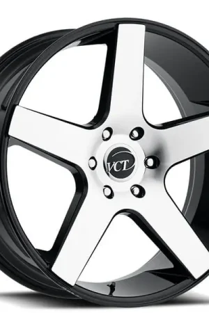 24" VCT Wheels V83 Black Machined Face Rims Modern
