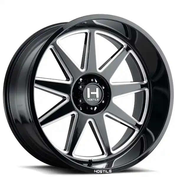 Bulk Order 26" Hostile Wheels H121 Omega Black Milled Off-Road Rims