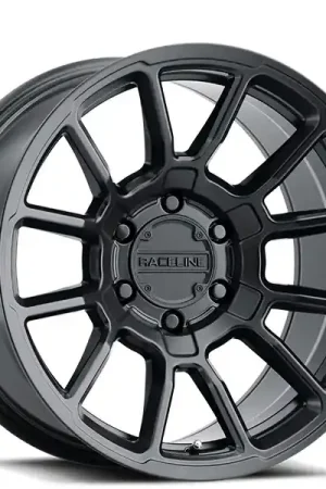 15" Raceline Wheels 950B Gauge Satin Black Off-Road Rims Fresh Stock