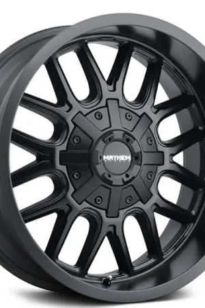 17" Mayhem Wheels 8107 Cogent Matte Black Off-Road Rims Money Back Guarantee