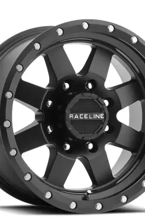 16" Raceline Wheels 935B Defender Satin Black Off-Road Rims Reduced Price