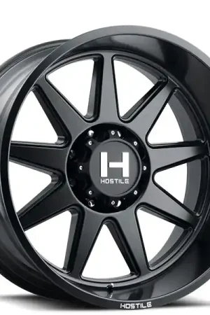 20" Hostile Wheels H121 Omega Satin Black Off-Road Rims Professional Grade