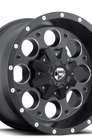 15" Fuel Wheels D525 Revolver Matte Black Milled Off-Road Rims While Supplies Last