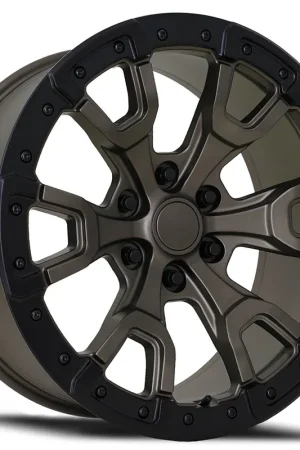 17" Ford Raptor Wheels FR 99 Bronze Face with Black Ring OEM Replica Off-Road Rims Best Choice