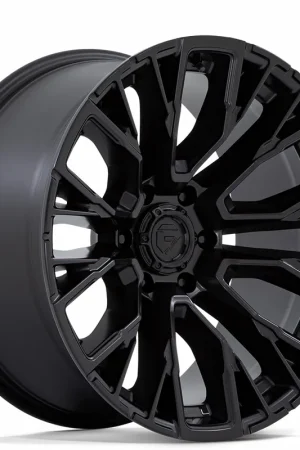 17" Fuel Wheels D847 Rebar 6 Blackout Off-Road Rims High Quality