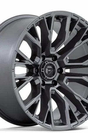 17" Fuel Wheels D848 Rebar 6 Matte Gunmetal Off-Road Rims Top Rated