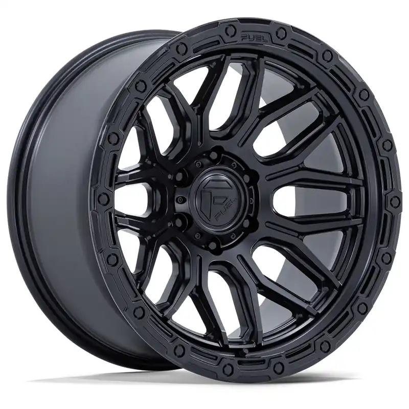 Brand New 17" Fuel Wheels FC881 Surge Matte Black with Gloss Black Lip Off-Road Rims