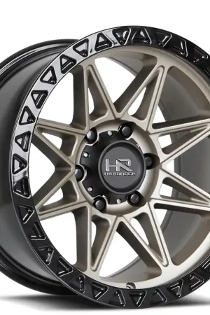 17" Hardrock Wheels H109 Matte Bronze Off-Road Rims Direct From Manufacturer