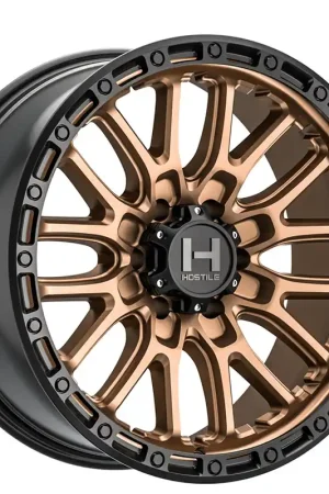 17" Hostile Wheels H135 Ridgecrest Bronze Off-Road Rims In Demand