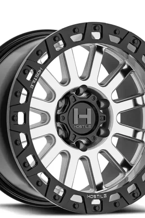 17" Hostile Wheels H139 Dominator Machined Off-Road Rims Limited Offer