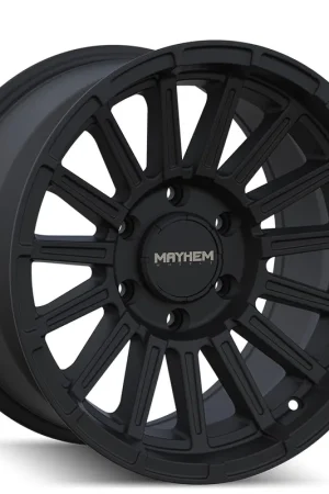 Seasonal Sale 17" Mayhem Wheels 8309 Granite Satin Black Off-Road Rims