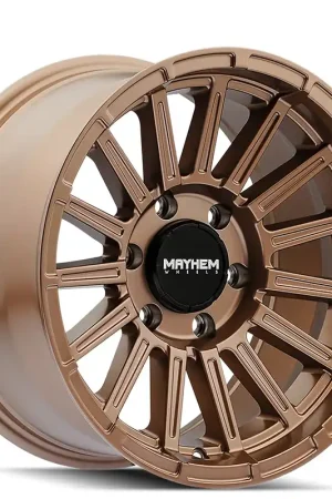 17" Mayhem Wheels 8309 Granite Satin Bronze Off-Road Rims Affordable
