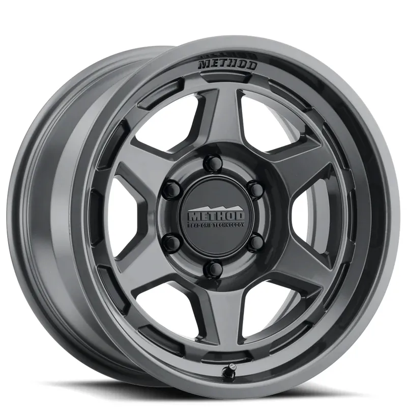 17" Method Wheels 708 Gloss Titanium Off-Road Rims Handmade