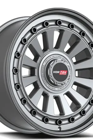 17" Vortek Off-Road VRD-702 Radar Matte Gunmetal Rims Crafted