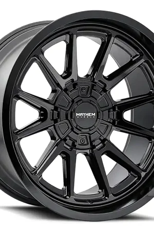 18" Mayhem Wheels 8116 Intrepid Gloss Black Off-Road Rims Fast Shipping