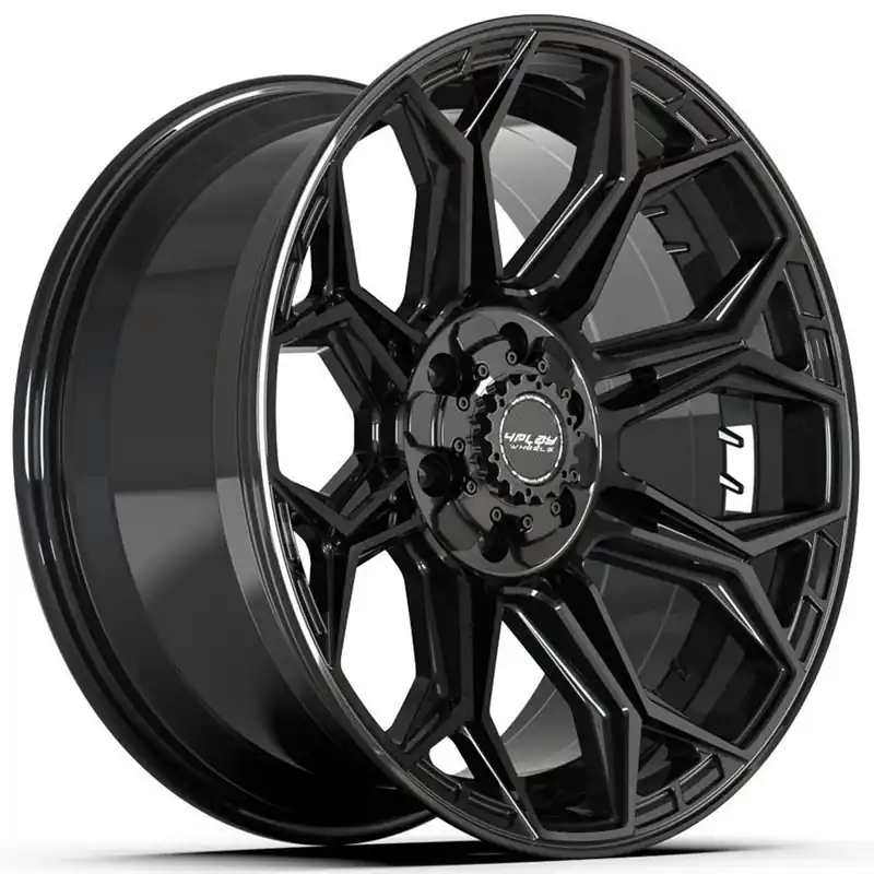 Fresh Stock 20" 4Play Wheels 4P83 Gloss Black Deep Concave Off-Road Rims