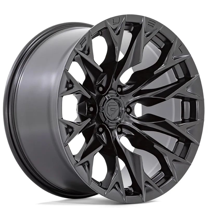 20" Fuel Wheels D804 Flame 6 Blackout Off-Road Rims Save Now