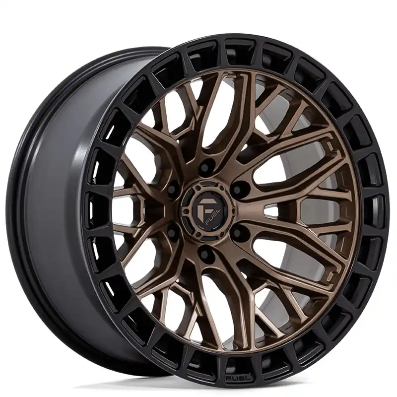 20" Fuel Wheels FC869 Sigma Matte Bronze with Matte Black Lip Off-Road Rims Holiday Sale