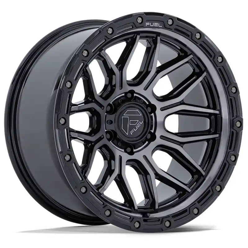 20" Fuel Wheels FC881 Surge Gloss Black Machined with Gray Tint Off-Road Rims Grab Now