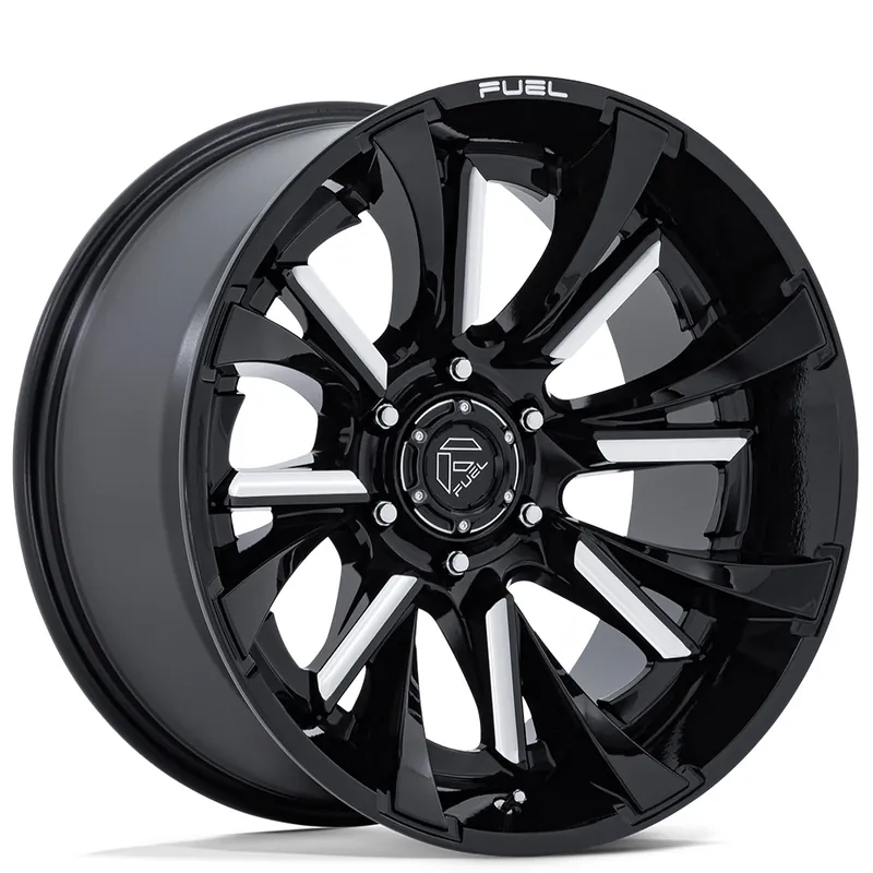 20" Fuel Wheels FC895 Tantrum Gloss Black Milled Off-Road Rims Holiday Sale