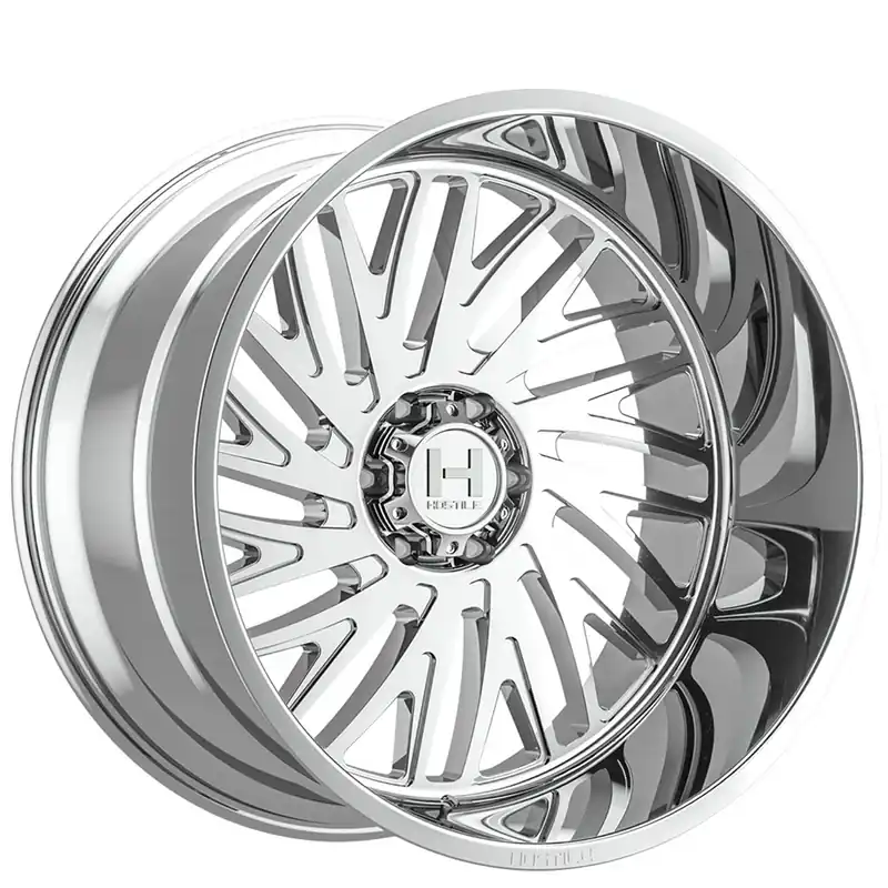 20" Hostile Wheels H131 Syclone Chrome Off-Road Rims Luxury