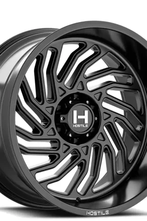 20" Hostile Wheels H140 Twister Satin Black Off-Road Rims Bulk Order