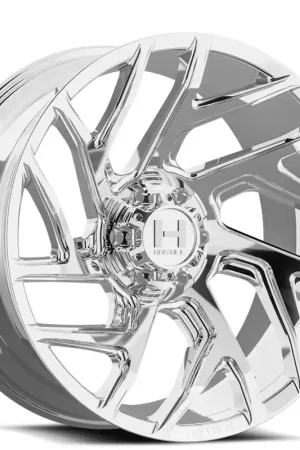 20" Hostile Wheels H141 Vortex Chrome Off-Road Rims Viral