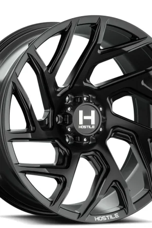 20" Hostile Wheels H141 Vortex Satin Black Off-Road Rims Wholesale