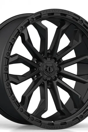 20" TIS Wheels 556SB Satin Black with Simulated Bead Ring Off-Road Rims Affordable
