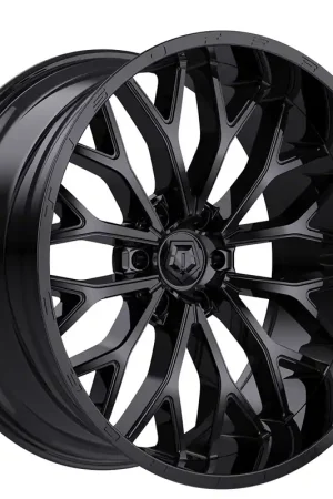 20" TIS Wheels 565B Gloss Black Off-Road Rims Low Price