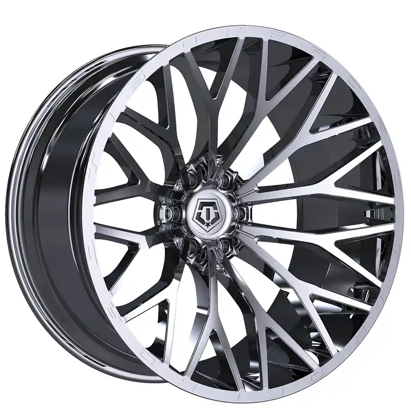 20" TIS Wheels 566C Chrome Off-Road Rims In Demand