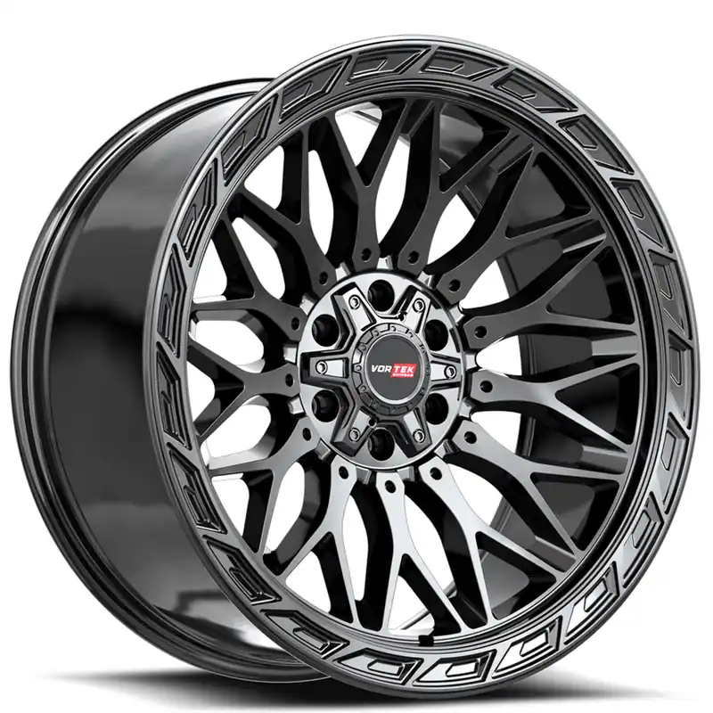 20" Vortek Off-Road VRP-503 Inferno Gloss Black Rims Trending