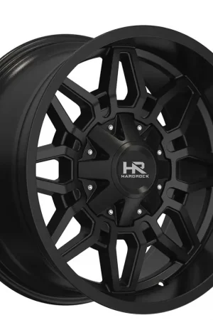 22" Hardrock Wheels H718 Striker Gloss Black Off-Road Rims Order Now