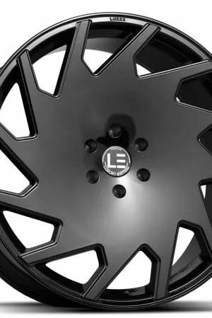 24" Luxxx Alloys Wheels Lux LE11 Gloss Black Rims Luxury