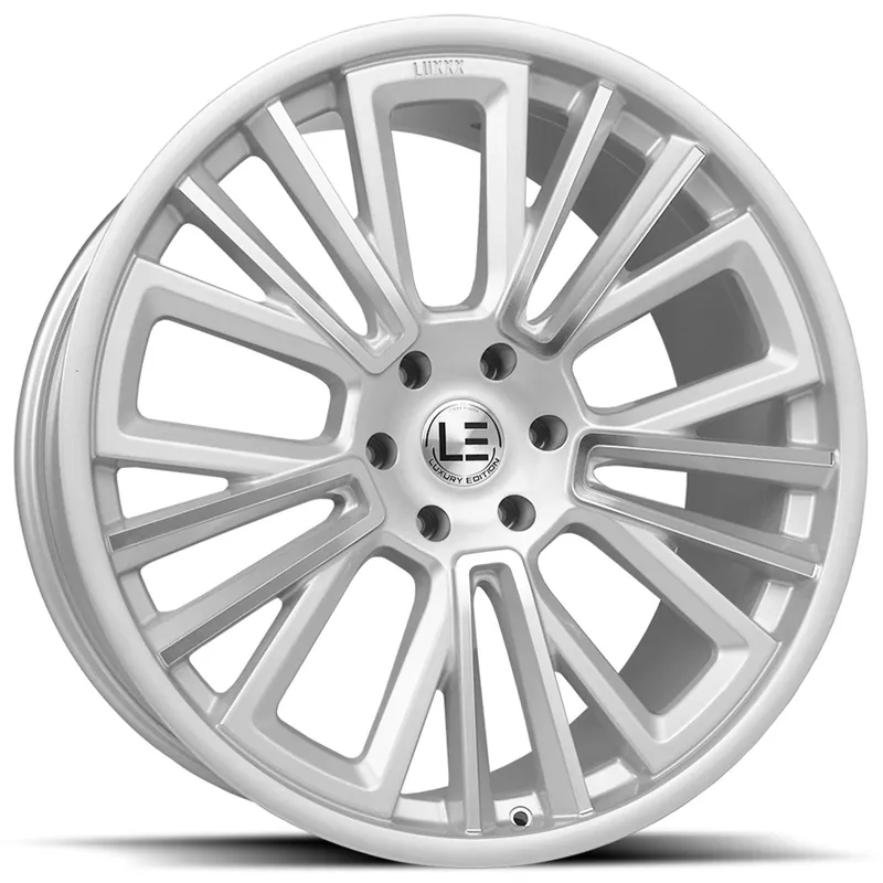 Hot Deal 24" Luxxx Alloys Wheels Lux LE3 Silver Machined Rims
