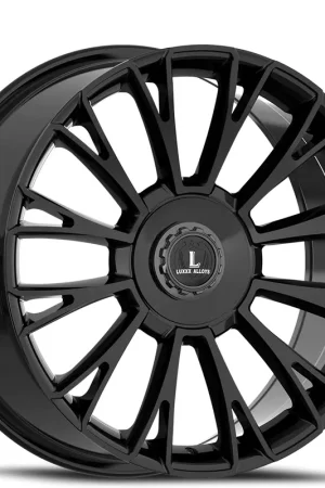 Markdown 24" Luxxx Alloys Wheels Lux54 Gloss Black Rims