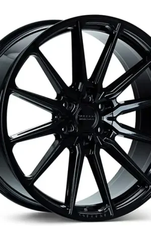 24" Vossen Wheels HF6-1 Custom Gloss Black Rims Wholesale