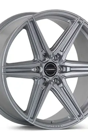 24" Vossen Wheels HF6-2 Custom Satin Silver Rims Reduced Price