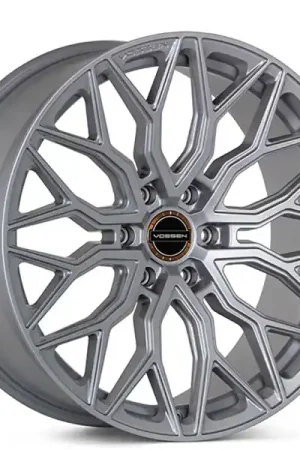 24" Vossen Wheels HF6-3 Custom Satin Silver Rims Buy Today